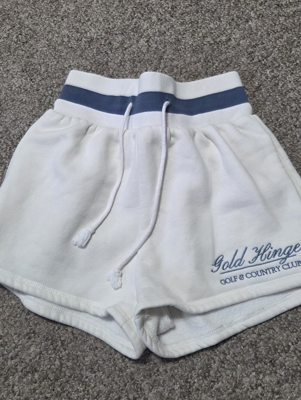 Gold Hinge Country Club Wide Band Sweat Shorts Size XS